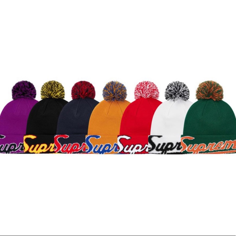 Supreme New Era Script Cuff Beanie